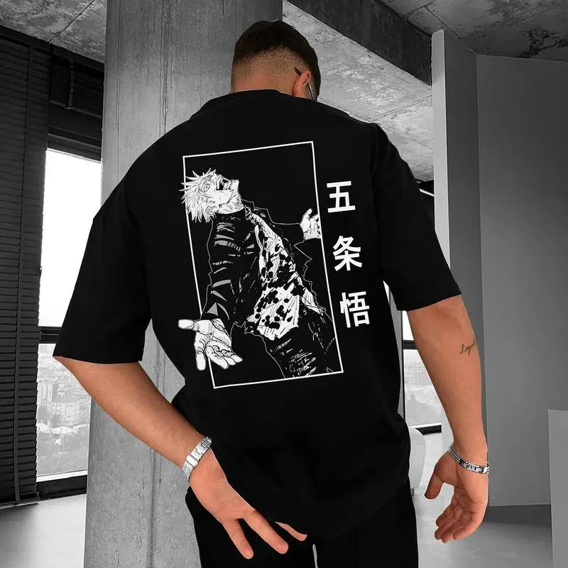 Anime Shirt, Jujutsu Kaisen T-shirt, JJK Shirt, Anime Gift, Anime shirt Anime Apparel, Subtle Anime Merch, Anime Manga Clothing (up 1-2 size if you prefer loose-fit