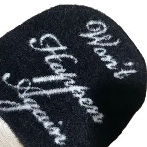 Won't Happen Again Mohair Beanies - Fashion Accessory for Men and Women
