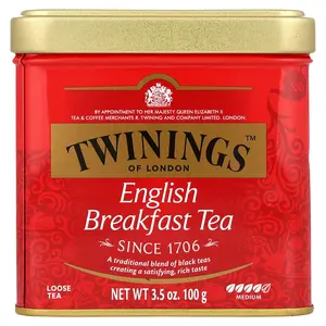 Twinings English Breakfast Loose Tea, 3.5 oz (100 g)