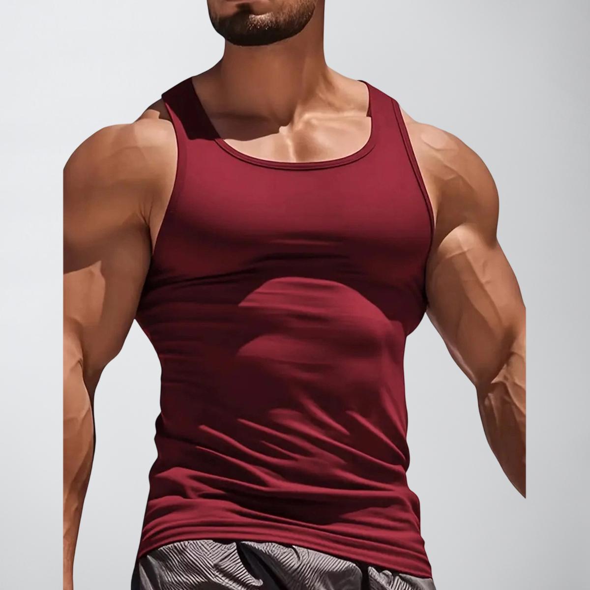 4 Pack Men's Tank Top, Sleeveless with Stretchy Cut, Breathable and Quick-Dry for Running & Gym Workouts,clothes for back to school,first day of school outfits