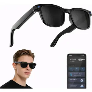 Al  Glasses for Women and Men,  Glasses with Camera and , Real-Time Translation Glasses with Speakers, 8MP  Recording Glasses, Open-Ear  Sunglasses for Travel, Work, Driving