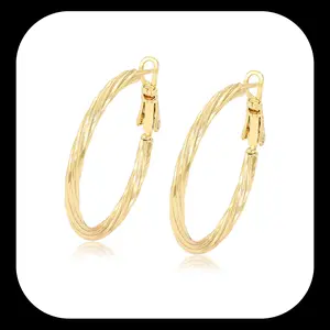 Twirl Hoop Earrings-Women's Perfect Fashion Accessory For Any Occasion
