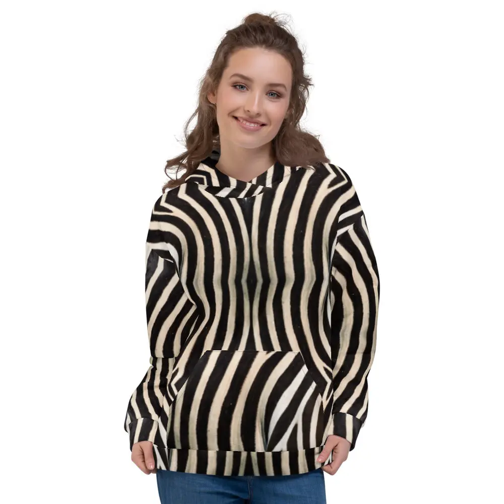 Recycled Unisex Hoodie - Zebra - Women