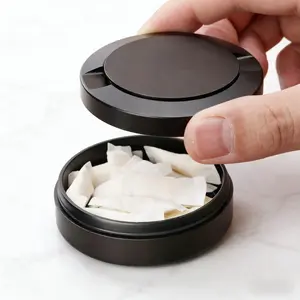 Snus Can for Zyn, Aluminum 3 Layers Metal Tin Container, Durable Pouch Storage Solution, Ideal for Secure Packaging Needs