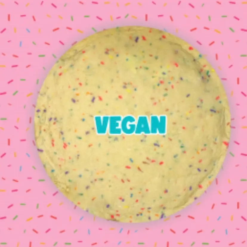 13” Vegan Funfetti Cookie Cake