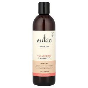 Sukin Volumising Shampoo, Fine and Limp Hair, 16.91 fl oz (500 ml)
