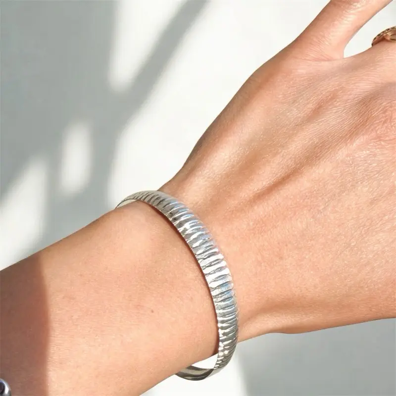 S925 bangle bracelet expandable | Brazalete plata 925 ajustable