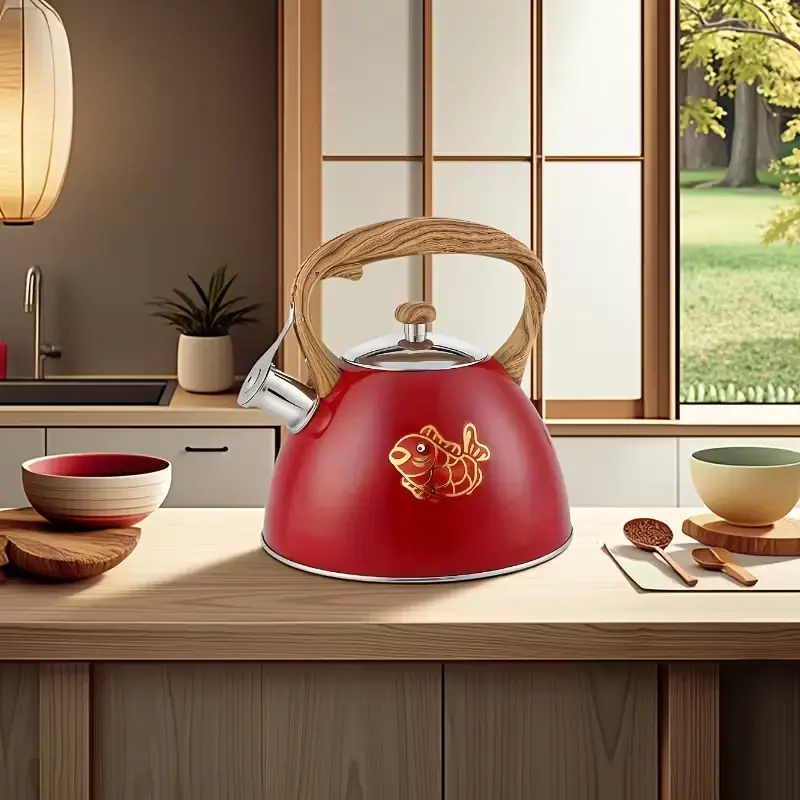 Tea Kettle for Stovetop, Food GradeStainless Steel Water Kettle, Tea Potfor Home & Kitchen，3L Stainless Steel Kettle