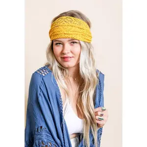 Bohemian Lace Stretch Headwrap
