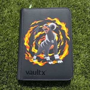 Vault X - Houndoom Custom 4 Pocket Binder - Black