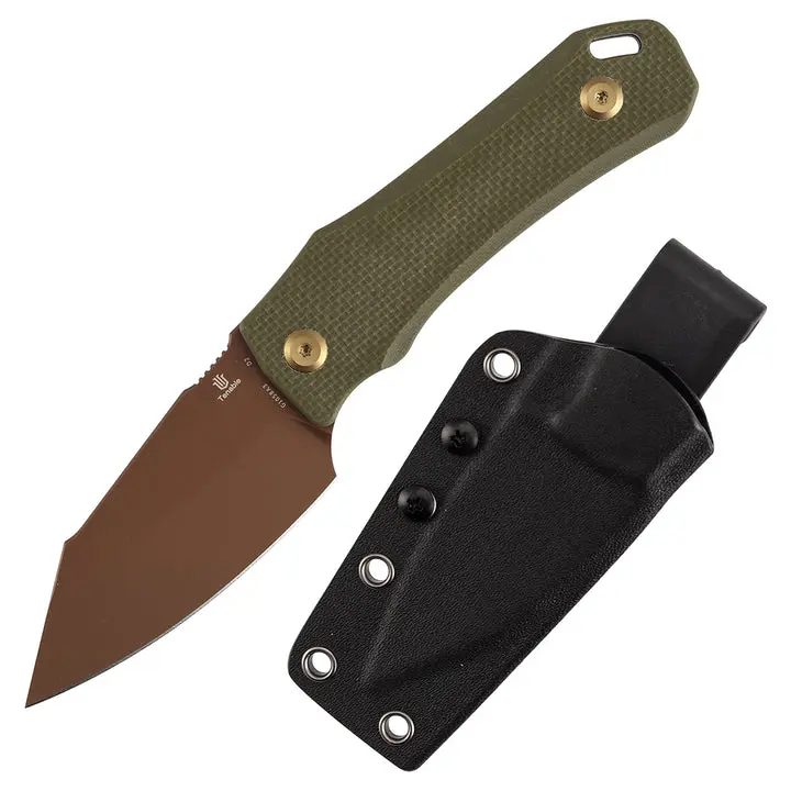 Tenable Loki Fixed Blade Knife | 2.99" D2 Blade | G10/Micarta/PEI Handle | Steven Dunnuck Design | G1058Series