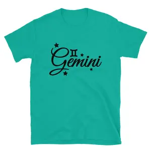 Gemini Zodiac Sign ~ Unisex Short Sleeve T-Shirt Printed in the USA
