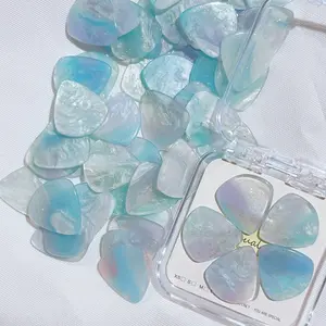 Resin Guitar Picks for Electric Acoustic Bass Guitar Triangle Shape High Musical Accessories Gift for Music Lovers