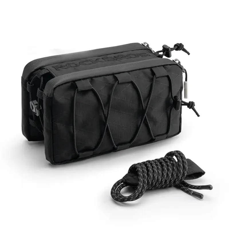 ROCKBROS Top Tube Bike Bag,Large Capacity Bicycle Front Frame bag Quick Release Bike Tube Bag Cycling Pouch with Shoulder Strap Bike Accessories for Adult Bikes