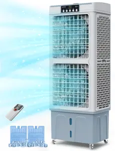 Wooohoo Evaporative Air Cooler, 3500 CFM Swamp Cooler With 10.6 Gallon, 100°Oscillation Air Cooler With Remote Control, 24H Timer 3 Wind Speeds For Outdoor Indoor