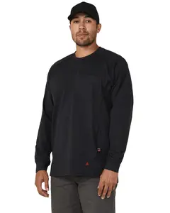 Forge Workwear Men's Men'S Fr Solid Lightweight Long Sleeve Work Shirt - Mfrcnt-Lw-Nvy