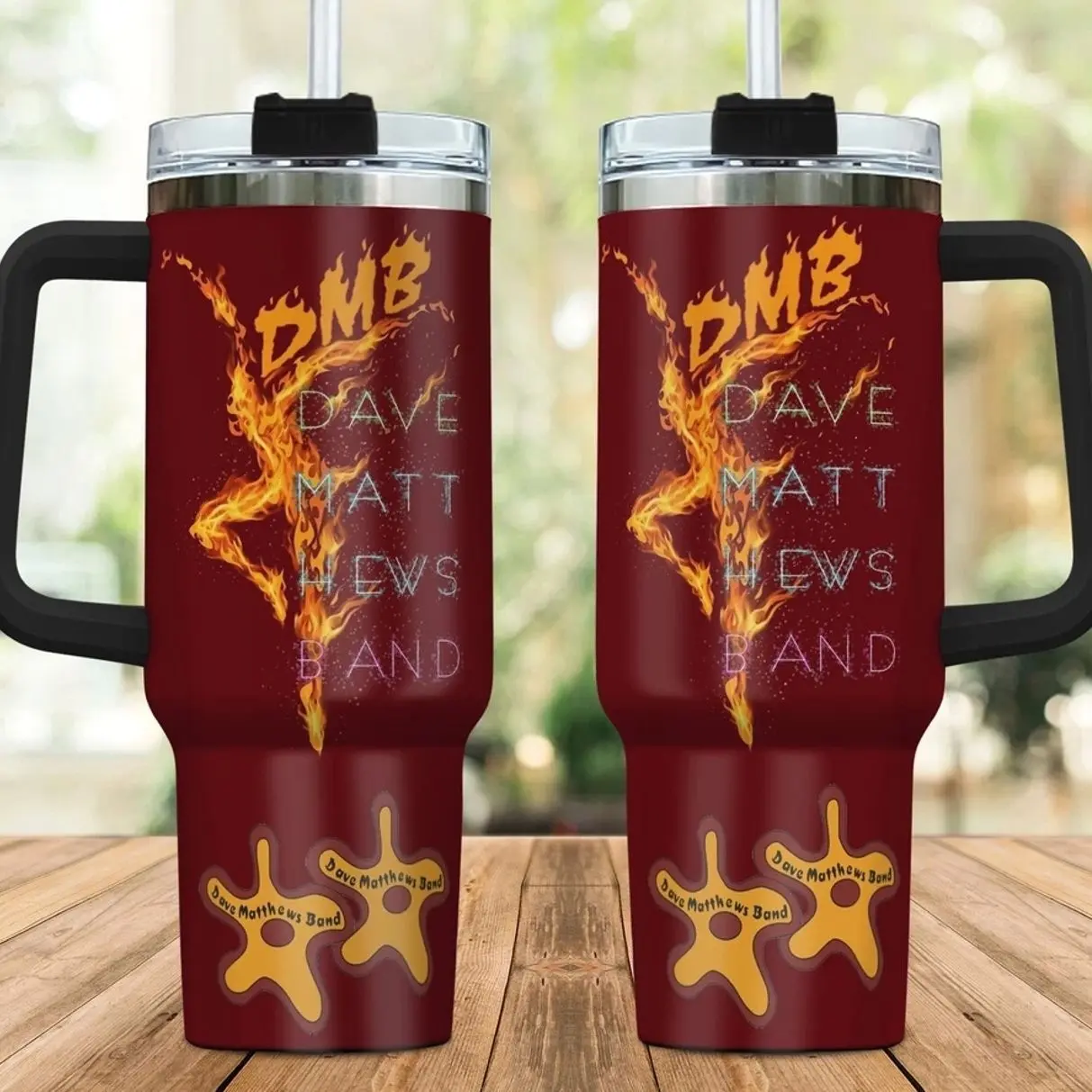 New Dave Matthews 40oz Tumbler With Handle Gift For Fans,  Leak-Proof and Stylish for Everyday Use