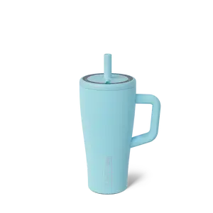 BrüMate Era 20oz Tumbler with Handle and Straw | 100% Leakproof Insulated Tumbler | Keeps Ice 24+ Hours | Cup Holder Friendly Base