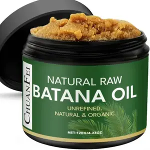 Raw Unrefined Batana Oil for Organic Hair Growth, Handmade Natural Treatment for Thicker Stronger Fuller Hair, Nourishing Hair Oil