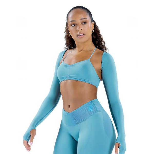 [WITH LOGO] DFYNE 3 IN 1 Shrug + Bra + Bhorts/Leggings set, seamless design, curve-enhancing design, butt-lifting design, suitable for yoga, fitness, sports, running, hiking, cycling, leisure travel and other occasions