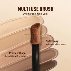 [STARWAY]Three-in-one natural matte multi-effect liquid foundation for primer, foundation, and setting makeup