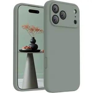 FireNova Magnetic for iPhone 17 Pro Max Case, Compatible with MagSafe, [Integrated Silicone Camera Control Button] [Camera Protection] Anti-Scratch Microfiber Lining Phone Case, 6.9", Calke Green