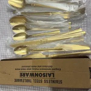 Stainless Steel Cutlery Set, Kitchen Set Cutlery, 30pcs/Set Including Knife, Fork, Spoon, Dessert Spoon and Dessert Fork, Perfect Dinnerware Service Set for Home & Restaurant Use