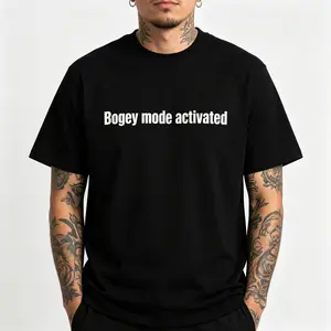 Bogey Mode Activated Tee: Your New Golf Unifor Men’s Minimalist Golf Humor Tee | Bogey Mode Edition Bogey Mode ON