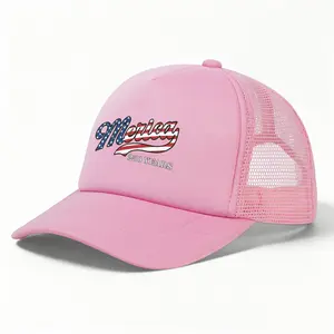 Patriotic Themed Trucker Hat - "Merica 250 Years" Multi-Color Casual & Festival Hat,stylish sports cap,patriotic cap, adjustable casual hat, summer hats for women, hats for men,USA 250th Anniversary Hat,America 250th Celebration Hat,anniversary usa