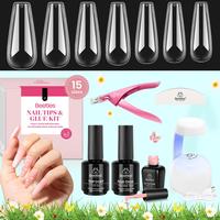 Long Coffin 15Sizes 600Pcs-Clear(Kit)