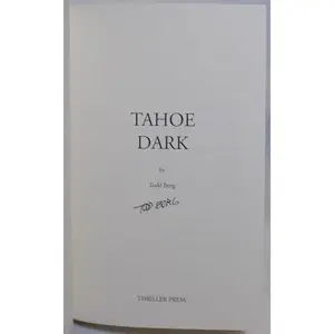 USED-Tahoe Dark (An Owen McKenna Mystery Thriller) by Todd Borg (Paperback)