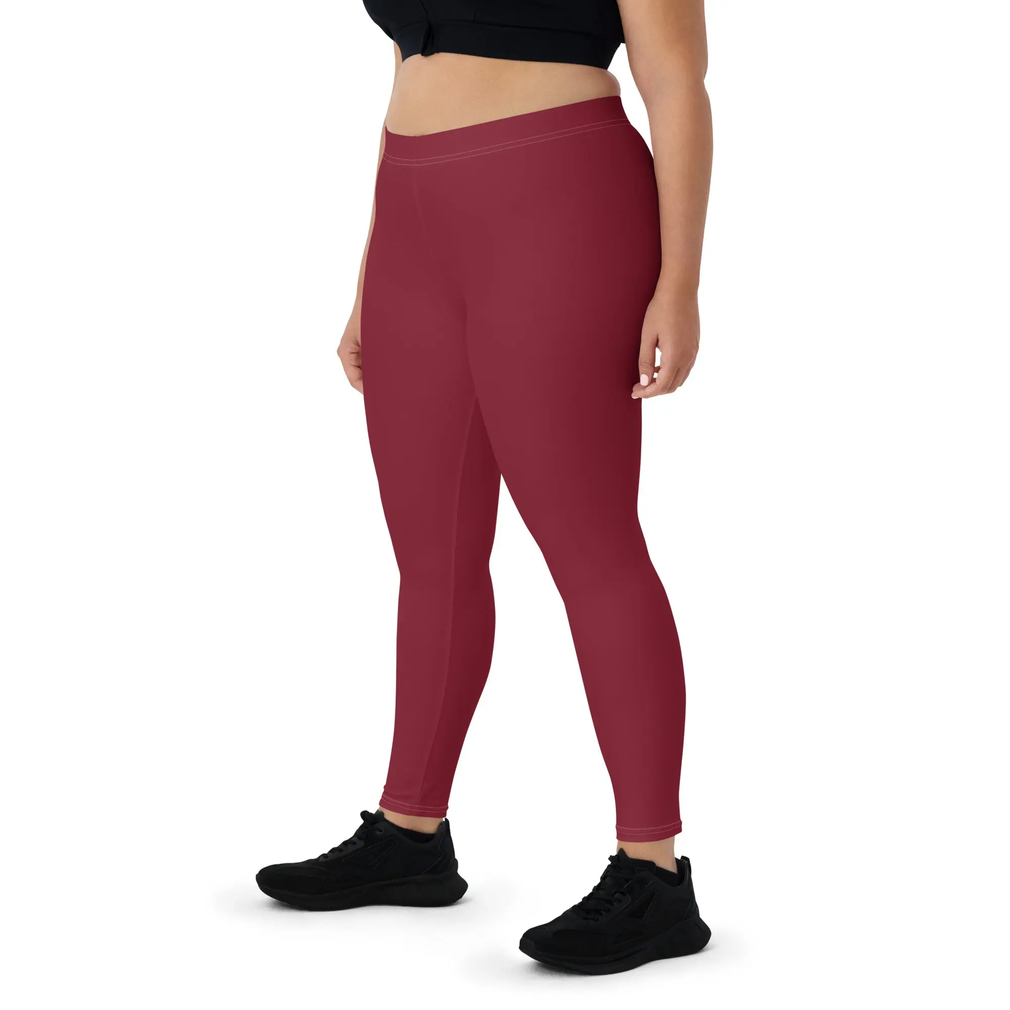 Legend Legacy Burgundy & Pink Leggings