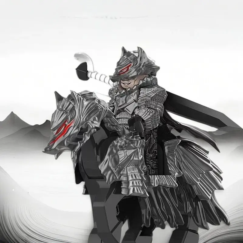 Guts Building Blocks Berserk‌ Figures Toy Wolf Mount Minifigures