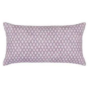 The Purple Sprig Throw Pillow