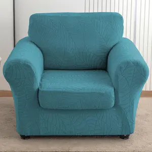 Jacquard Chair Cover Stretch with Armrests Thickened Non-Slip Furniture Protector for Living Room High Elasticity 90% Polyester 10% Elastomer Fabric Full Coverage Design Machine Washable #TikTokShopRestock