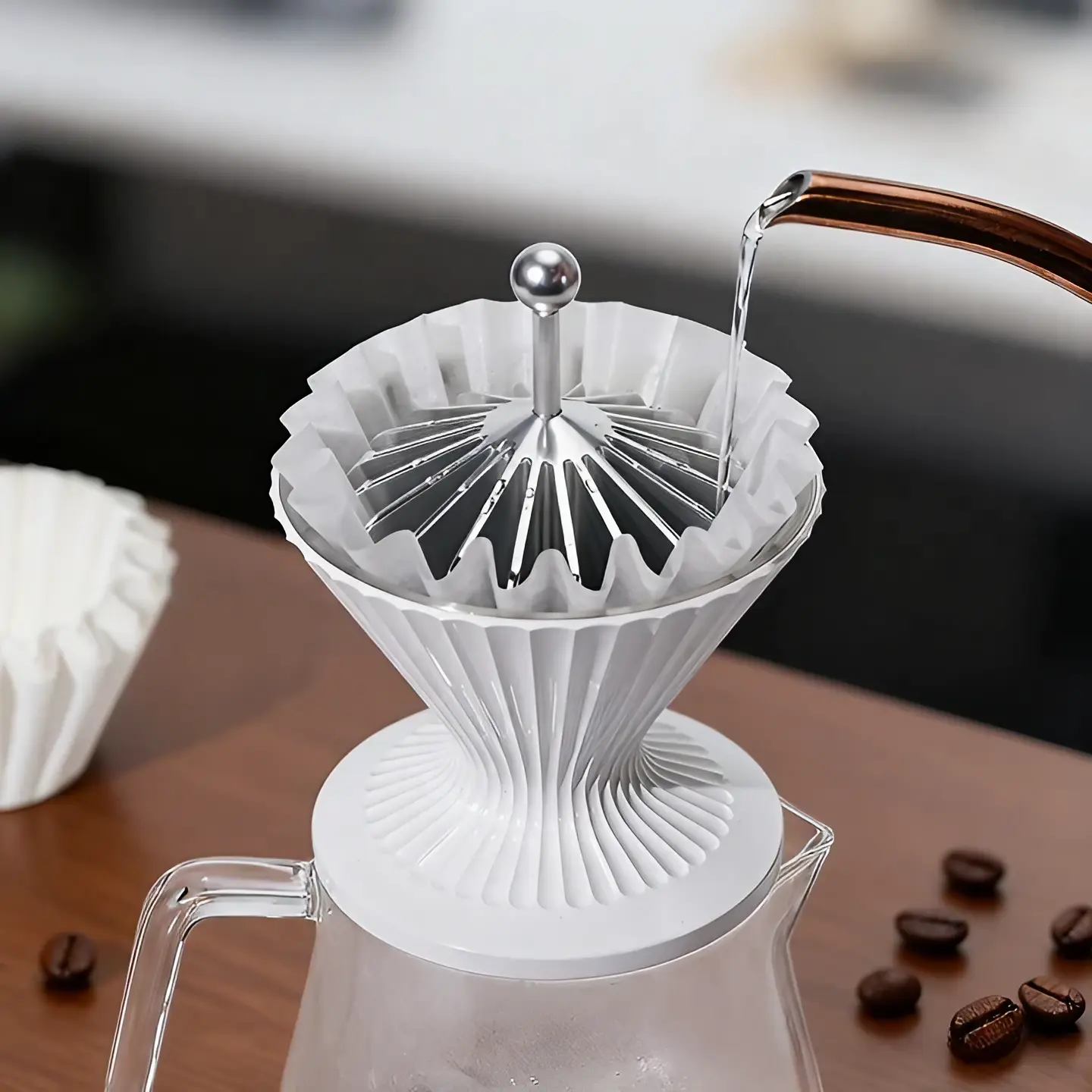 Codale filter weight All Metal coffee filter press reusable filter holder pour-over weight Anti-oxidation campingessentials
