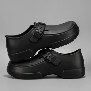 TEER Anti-slip Work Clogs, Professional Waterproof and Oil-proof, Adjustable, Stylish and Soft, Suitable for Restaurants, Hospitals, Laboratories, and Nursing Homes