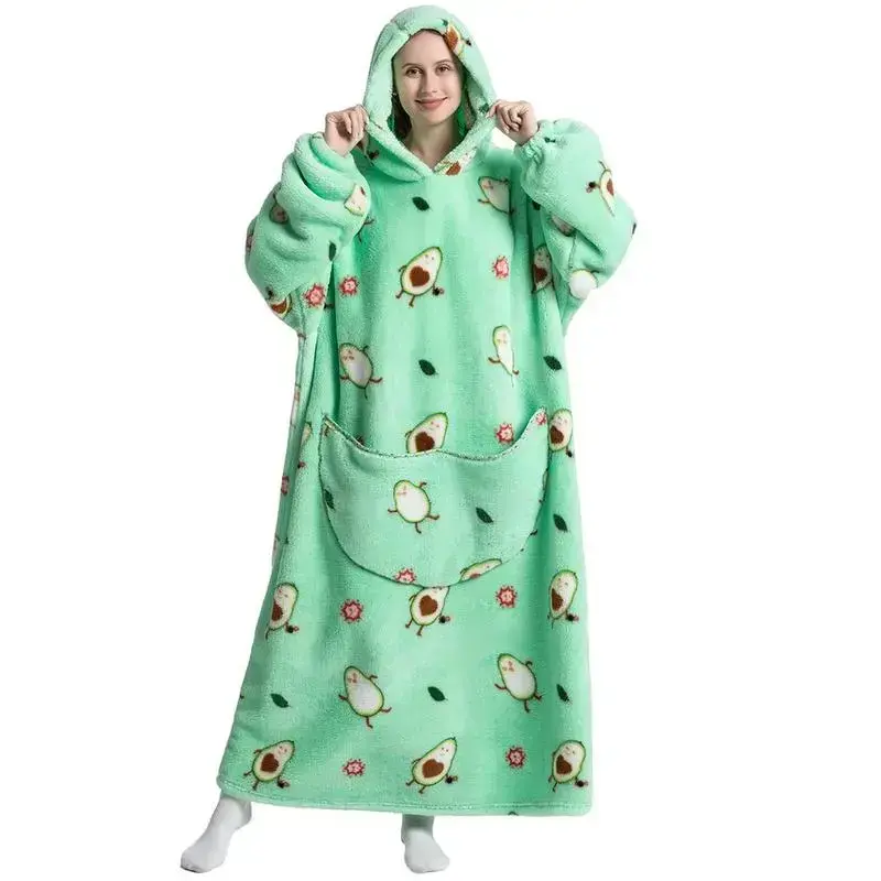 Cute Cartoon Print Hoodie Hooded, 1 Count 320GSM?Soft Warm Wearable Blanket Hoodie, Wearable Hooded Blanket, Warm Sherpa Fleece Hoodie Blanket with Pocket for Adult Women & Men, Valentine's Day Gift Cute Cartoon Print Hoodie Hooded, 1 Count 320GSM?Soft Warm Wearable Blanket Hoodie, Wearable Hooded Blanket, Warm Sherpa Fleece Hoodie Blanket with Pocket for Adult Women & Men, Valentine's Day Gift