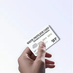 White Privilege Trumps Everything Credit Card Sticker Matte Waterproof Vinyl Debit Skin Decal Cover Easy To Apply