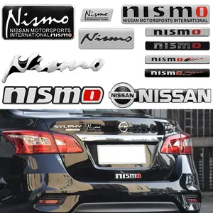 Creative Car Logo Sticker Decoration Accessories for Nissan X-Trail Juke Teana Navara Nismo Note Skyline 370z 350z