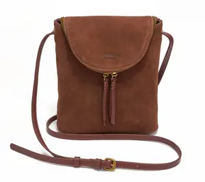 American Leather Co. Hampton Large Zip Around Crossbody