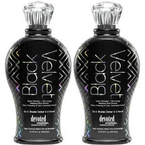 Devoted Creations Black Velvet Dark Tanning Lotion 12.25 oz (Pack of 2) Body Care Hydrating