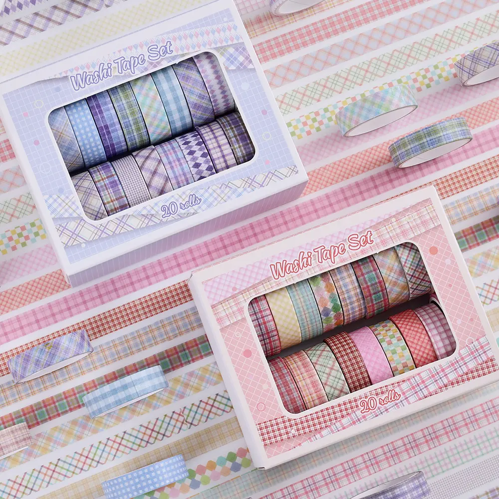 40 Rolls Aesthetic Washi Tape Set Macaron Masking Tape Set 10Mm (0.4 Inch) Wide Colorful Decorative Tape School Supplies for Art Craft Scrapbooking Journaling Notebook Planner Stationery Supplies