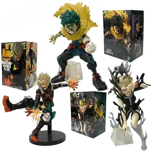 18-20cm My Hero Academia Anime Figures Midoriya Izuku Bakugou Katsuki Action Model Pvc Desktop Statue Collection Toys Gifts