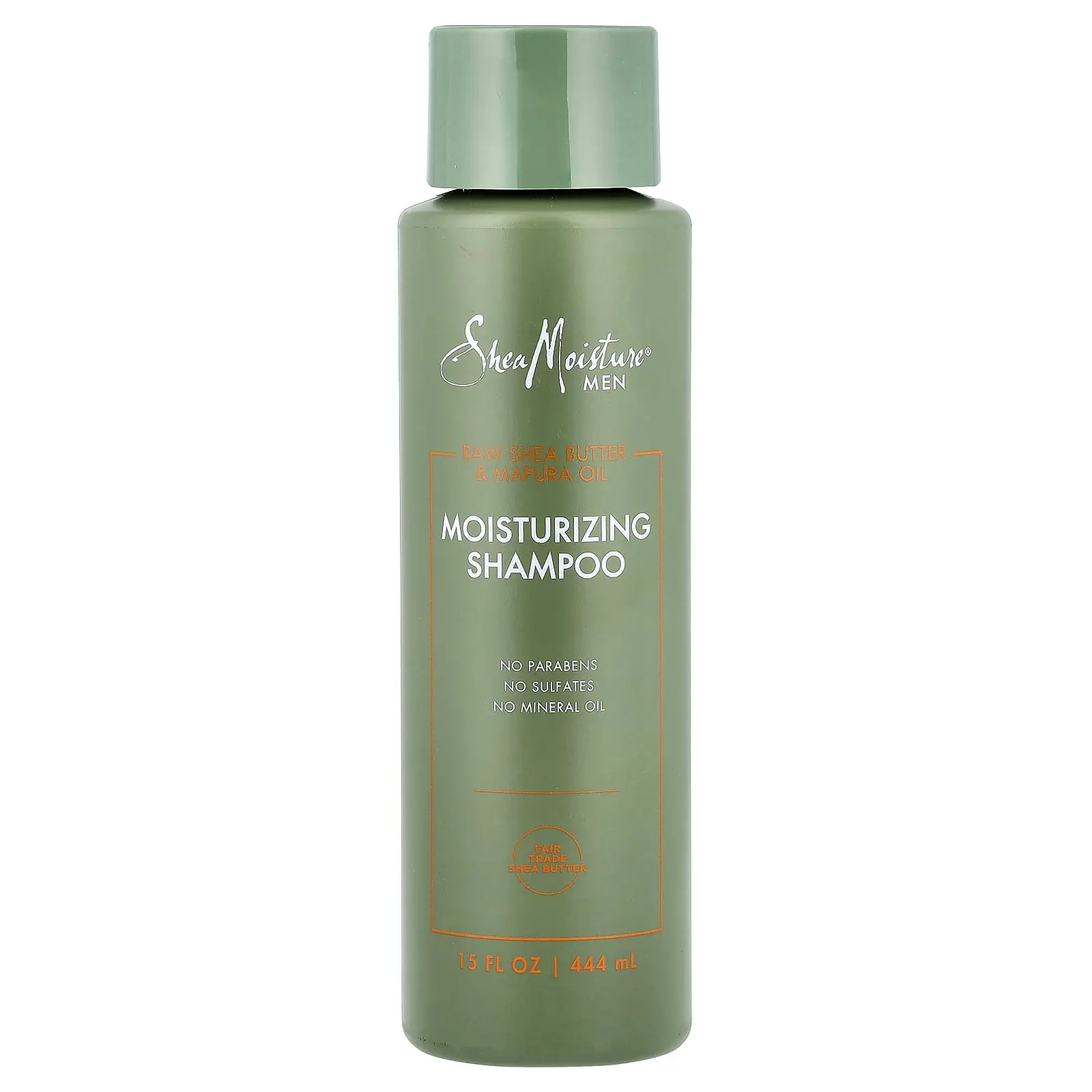 SheaMoisture Men, Moisturizing Shampoo, Raw Shea Butter & Mafura Oil, 15 fl oz (444 ml)