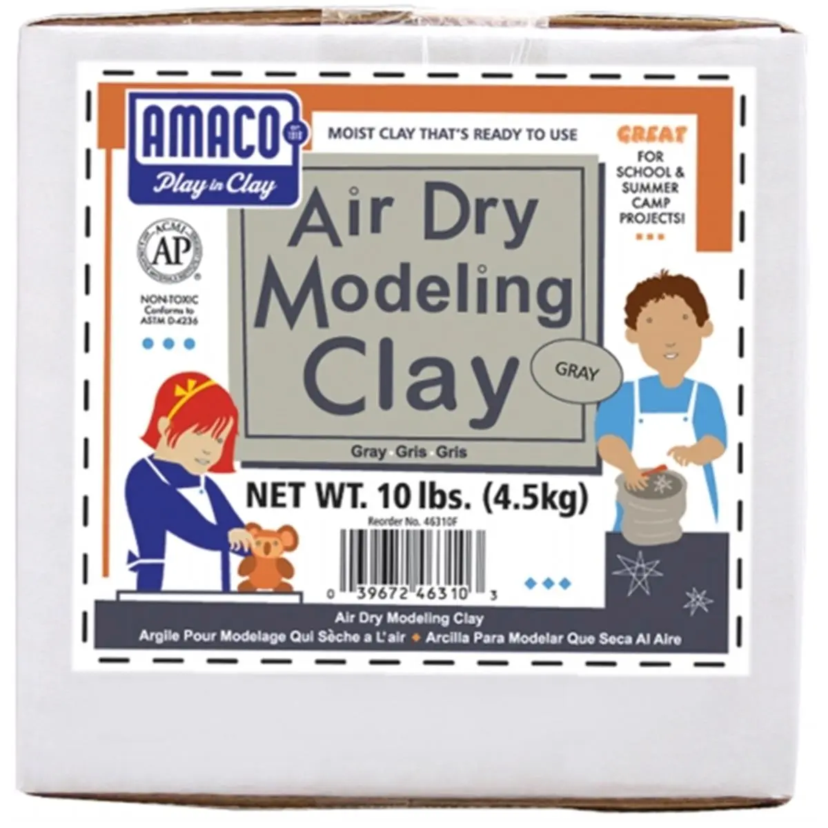 Amaco  Air Dry Modeling Clay 10 Pounds