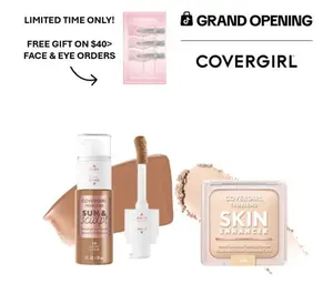 COVERGIRL Sun & Sculpt Bronzing Glow Serum + Baked Luminous Finishing Face Powder Duo Bundle