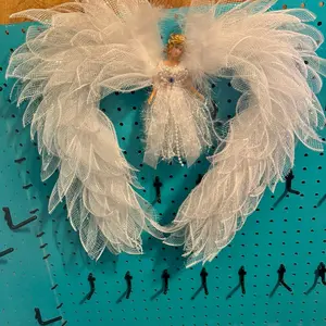 Angel Wing Wreaths or tree topper halloween decor