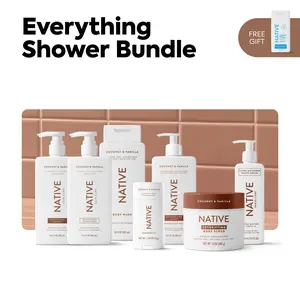 NATIVE Everything Shower Bundle – Complete Shower & Body Care Routine (7‑Piece Set)