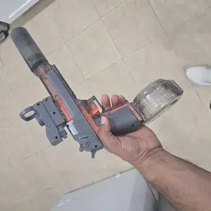 LED Electric Water Gun for Kids & Adults – Long Range Pistol Squirt Gun with Large Capacity, Automatic Summer Pool Toy